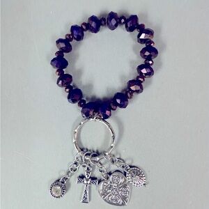 Alexa's Angels Key Ring Bracelet NWOT